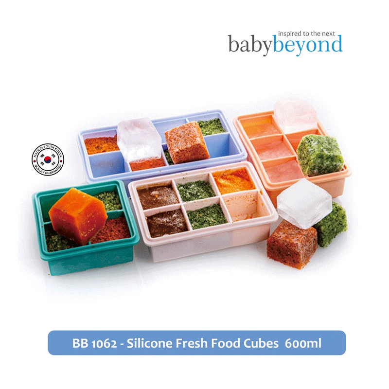 BABY BEYOND SILICONE FRESH FOOD CUBE 600ML / BB1062