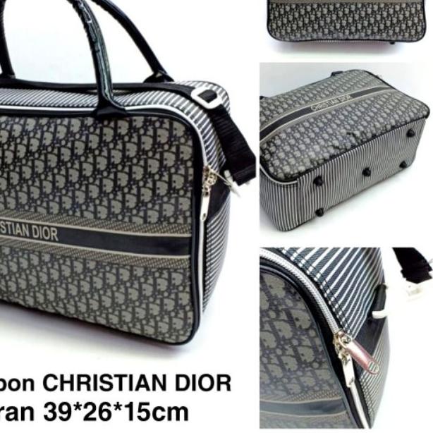 TRAVEL BAG KOPER SPON TAS JINJING DIOR D