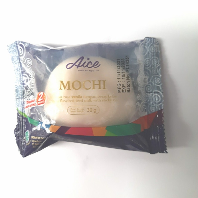 

Es Krim Aice Mochi Vanilla Khusus Instan - 1 Buah