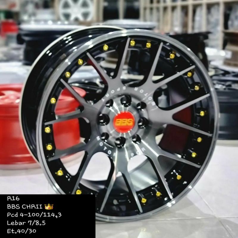 velg racing jazz r16 velg mobil bbs chr ring 16 lebar belang untuk avanza xenia livina sigra calya y