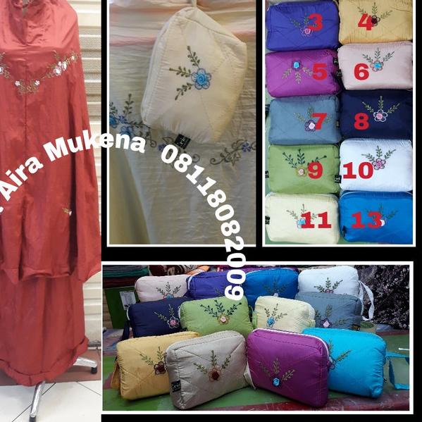 mukena parasut bordir