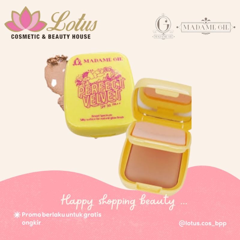 MADAME GIE PERFECT VELVET SPF30,PA++//BEDAK PADAT SPF 30