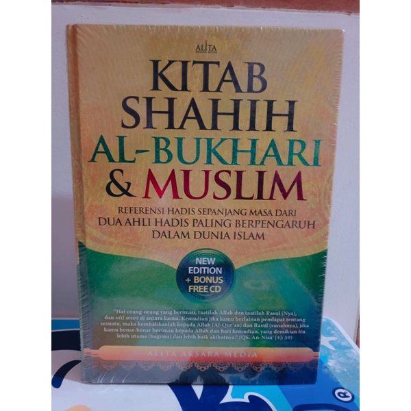 

EDISI TERBARU BUKU KITAB HADITS SHAHIH AL-BUKHARI dan MUSLIM + BONUS FREE CD