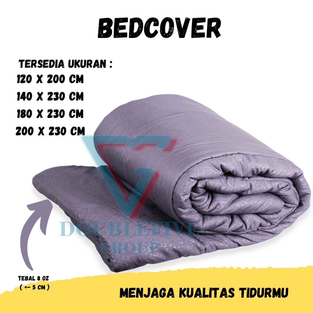 Bedcover 180x230 Selimut Tanpa Sprei