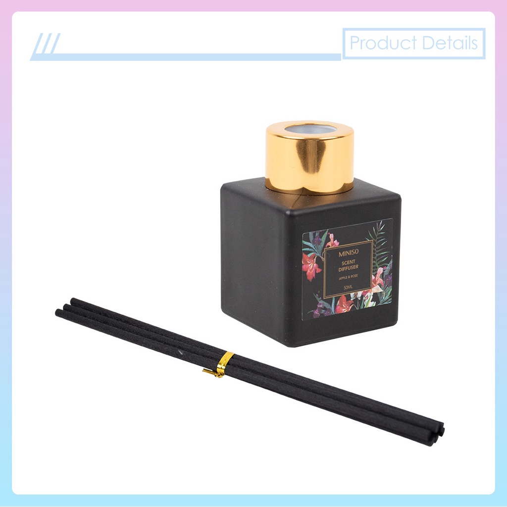 MINISO SCENT DIFFUSER / REED DIFFUSER PARFUM RUANGAN AROMA PENGHARUM RUANGAN AROMATERAPI MEWAH