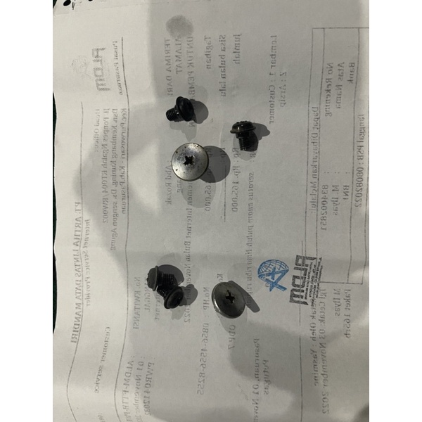 baut sayap sirip tangki tengki tiger revo tirev