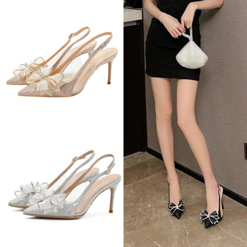 Sepatu ZARA Slingback High Heels Shoes