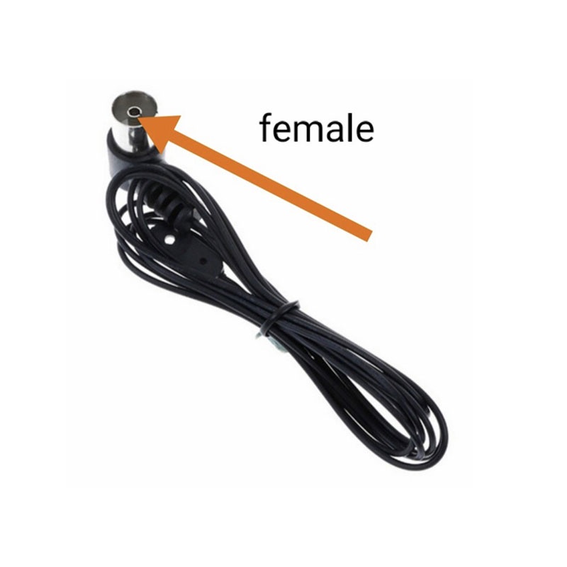 Antena Radio Fm F Adapter 75ohm Unbal Female Connector Plug Cable