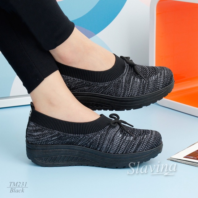 BIG SALE - Ivony Seivona - TM231 Sepatu wedges Slavina Lovia