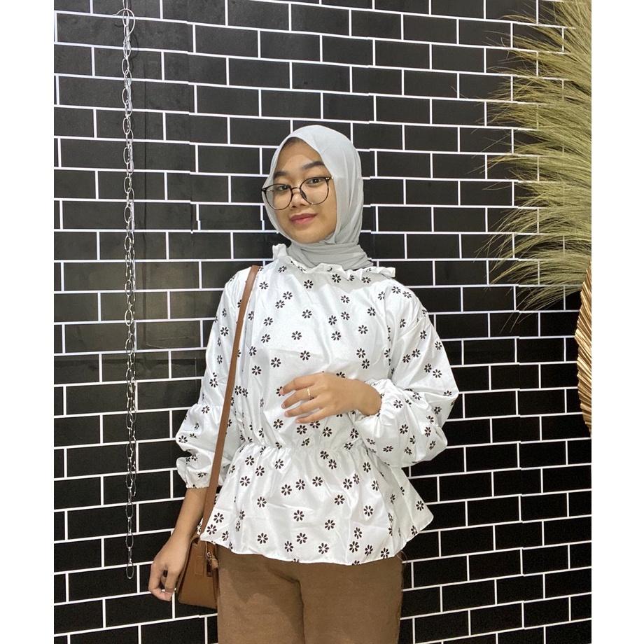 Bytha Floral Blouse | Atasan Wanita Terbaru