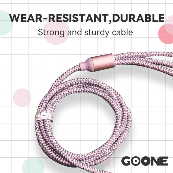 GOONE Kabel Data Quick Charging 3 in 1 Type-C / Micro Lightning Data Cable Original