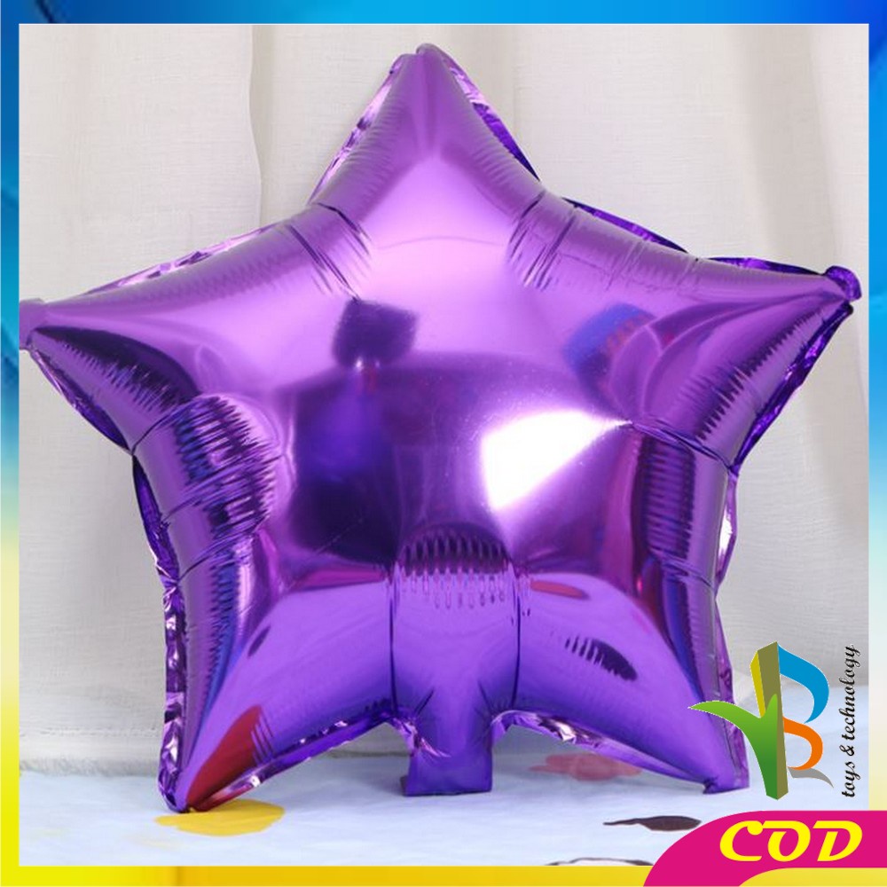 RB-C390 Balon Foil Bintang Perlengkapan Dekorasi Ulang Tahun / Balon Foil Bintang Star Ballon Foil Pesta Murah