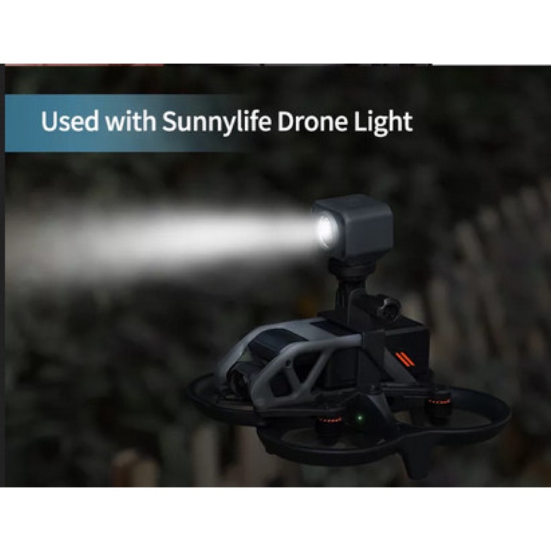 Sunnylife Sports Camera Holder Drone Light Bracket Lamp for DJI Avata