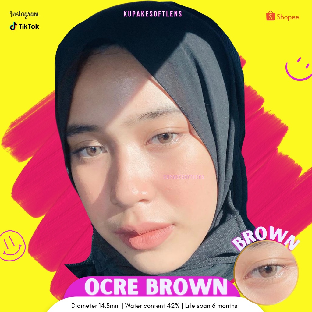KUPAKESOFTLENS Ocre Brown Natural Softlens by NMD