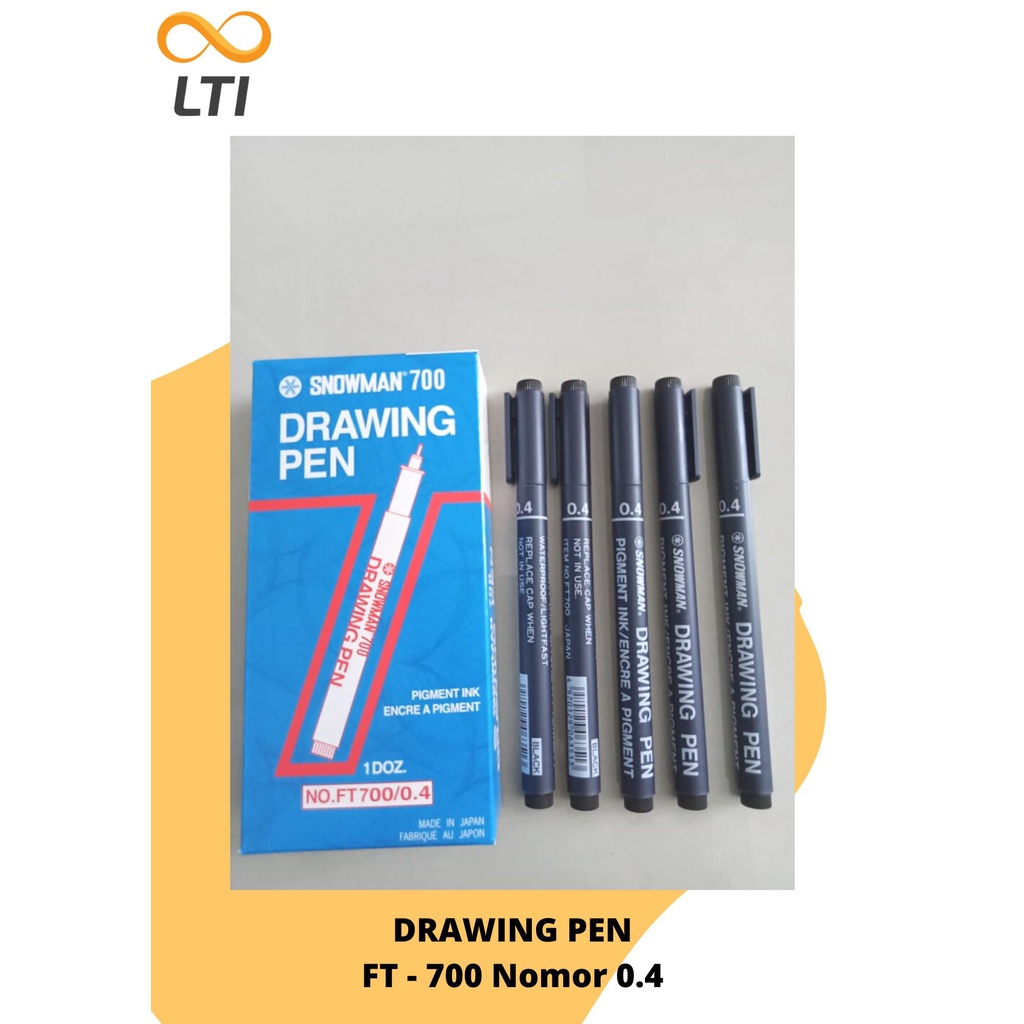 

Drawing Pen Snowman FT-700 UK. 0.4 - HEMAT