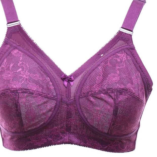 BRA BASIC BIG SIZE 34 - 44 | Scelta Underwear 023 | Murah - Ungu, 34