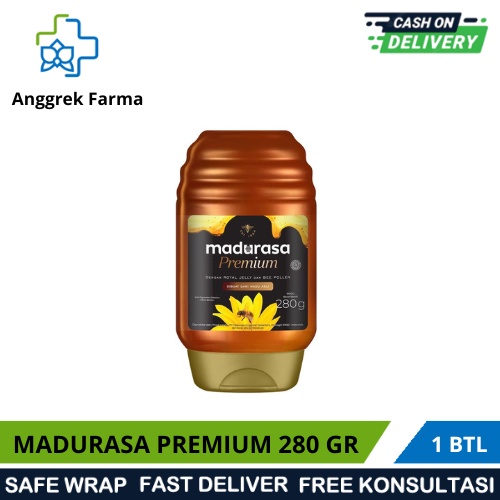 

MADURASA PREMIUM 280 GR/MADU DENGAN ROYAL JELLY