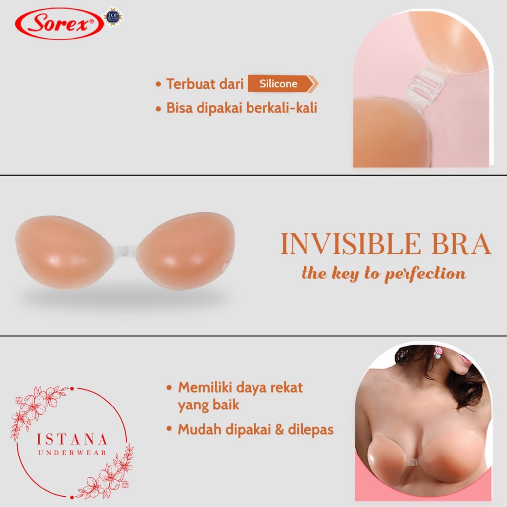 BRA GEL / GEL BRA / SILIKON / Invisible Bra silikon SOREX push up / silikon bra korean style