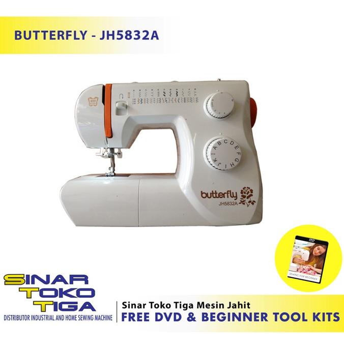 Butterfly JH5832A Mesin Jahit Portable