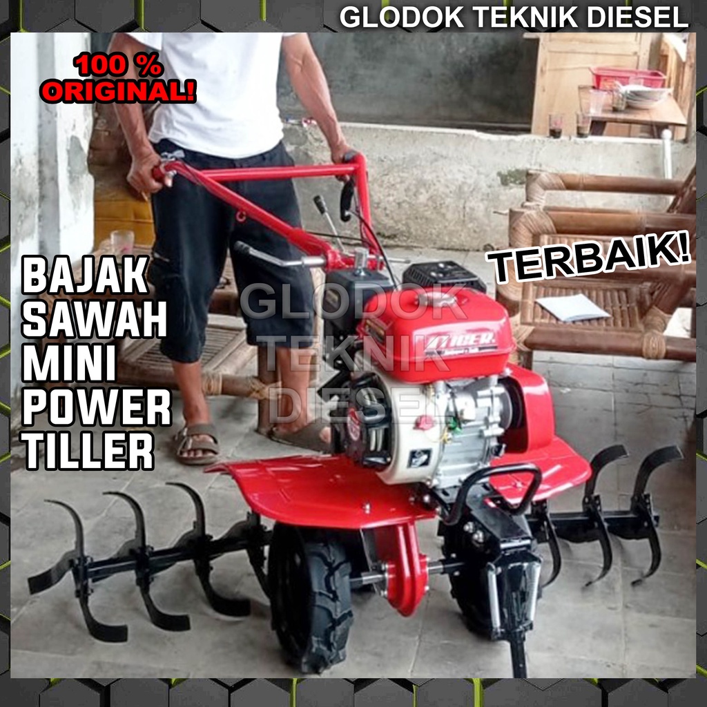 TERLARIS TIGER Mesin Traktor Sawah Bajak Mini Power Cultivator Tiller GT800 GT 800 ORIGINAL TERBAIK