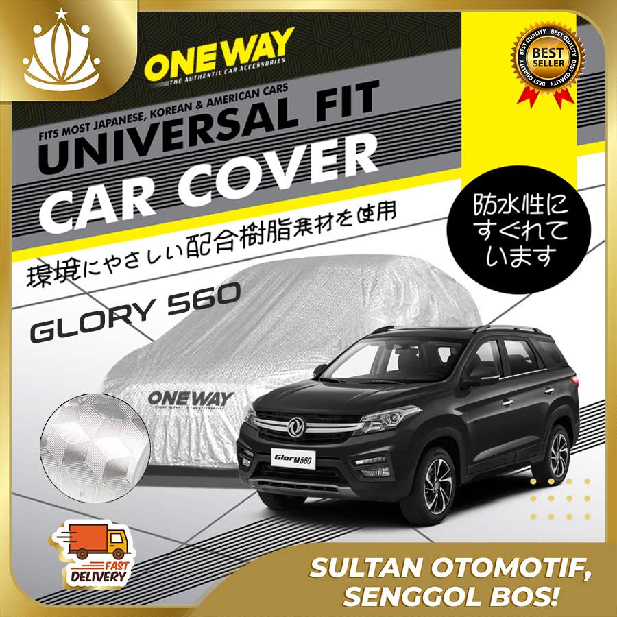 Body Cover Sarung Mobil DFSK GLORY 560 Waterproof 3 LAYER TEBAL Deluxe Anti Air
