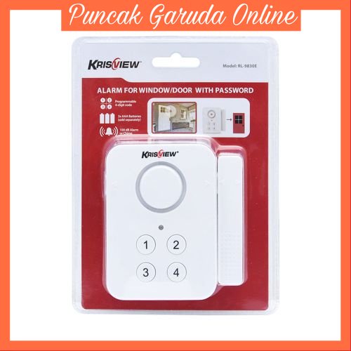Krisview Alarm Pintu/Jendela Dengan Password - Putih