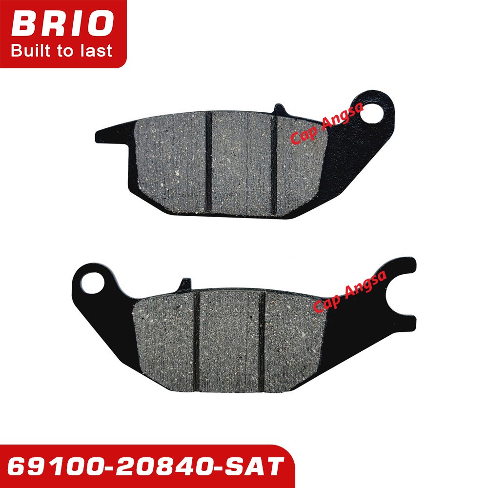 BRIO FRONT BRAKE PAD KAMPAS REM DEPAN DISC DISPED REM SATRIA FU RR 150 JUPITER MX SUPRA X 125 SKYDRIVE 20pc 1dus