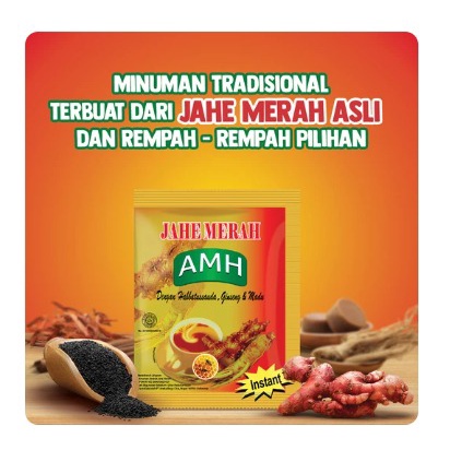 MINUMAN JAHE MERAH 1 RENCENG ISI 12 PCS