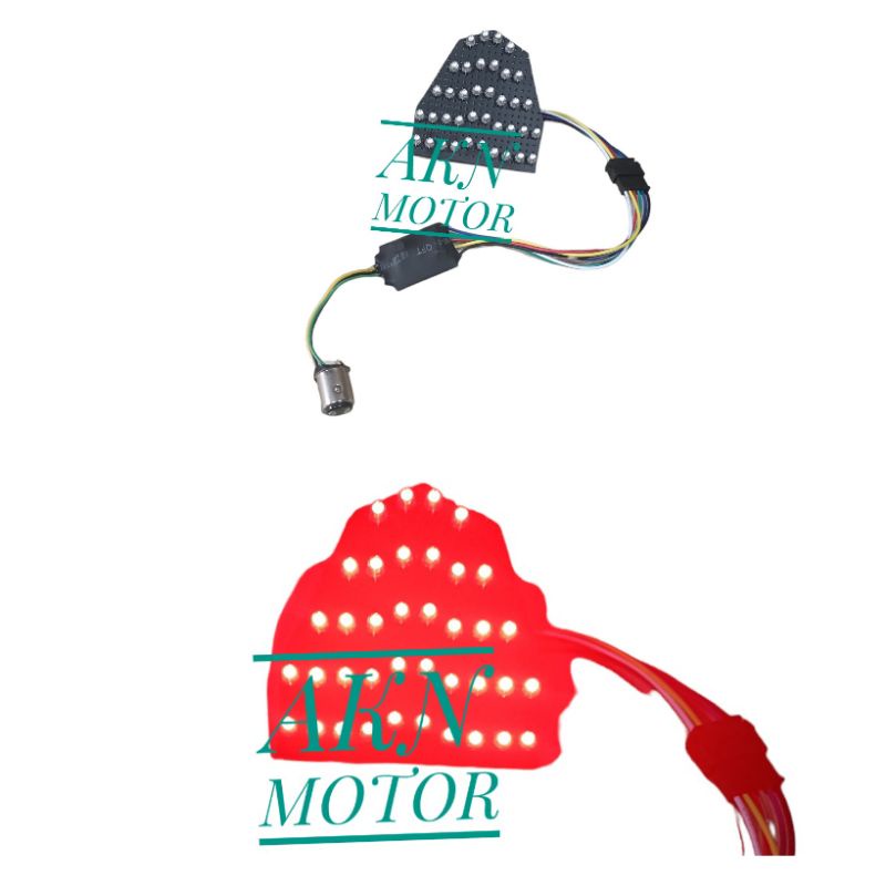 Stoplamp running honda beat fi 2013-2020 beat deluxe 2020-2023 papan lampu stop LED 8 MODE beat FI DELUXE STREET