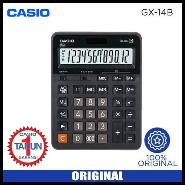 

Kalkulator Casio Gx-14B (Calculator Casio 14 Digit Gx14B