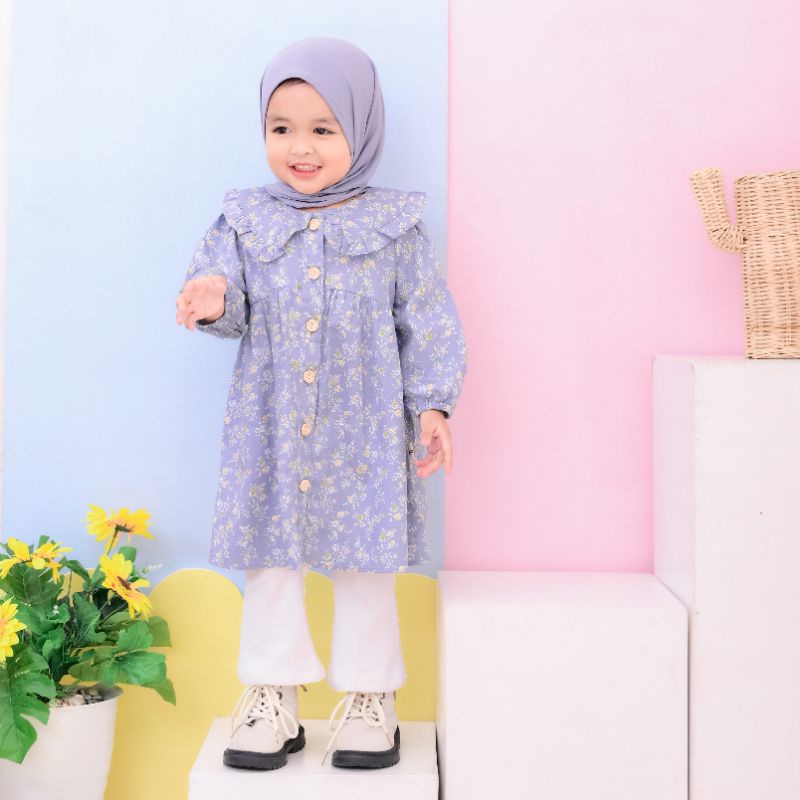 Tunik anak dress anak perempuan dress katun jepang atasan anak perempuan
