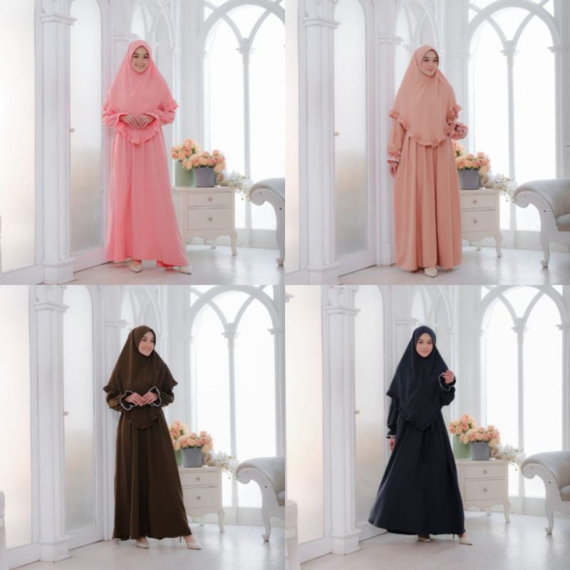 HABIBA SERIES SET GAMIS ITY CREPE