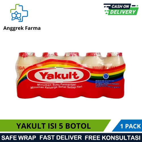 

YAKULT ISI 5 BOTOL/MINUMAN PROBIOTIK/MENJAGA KESEHATAN USUS/MELANCARKAN BAB