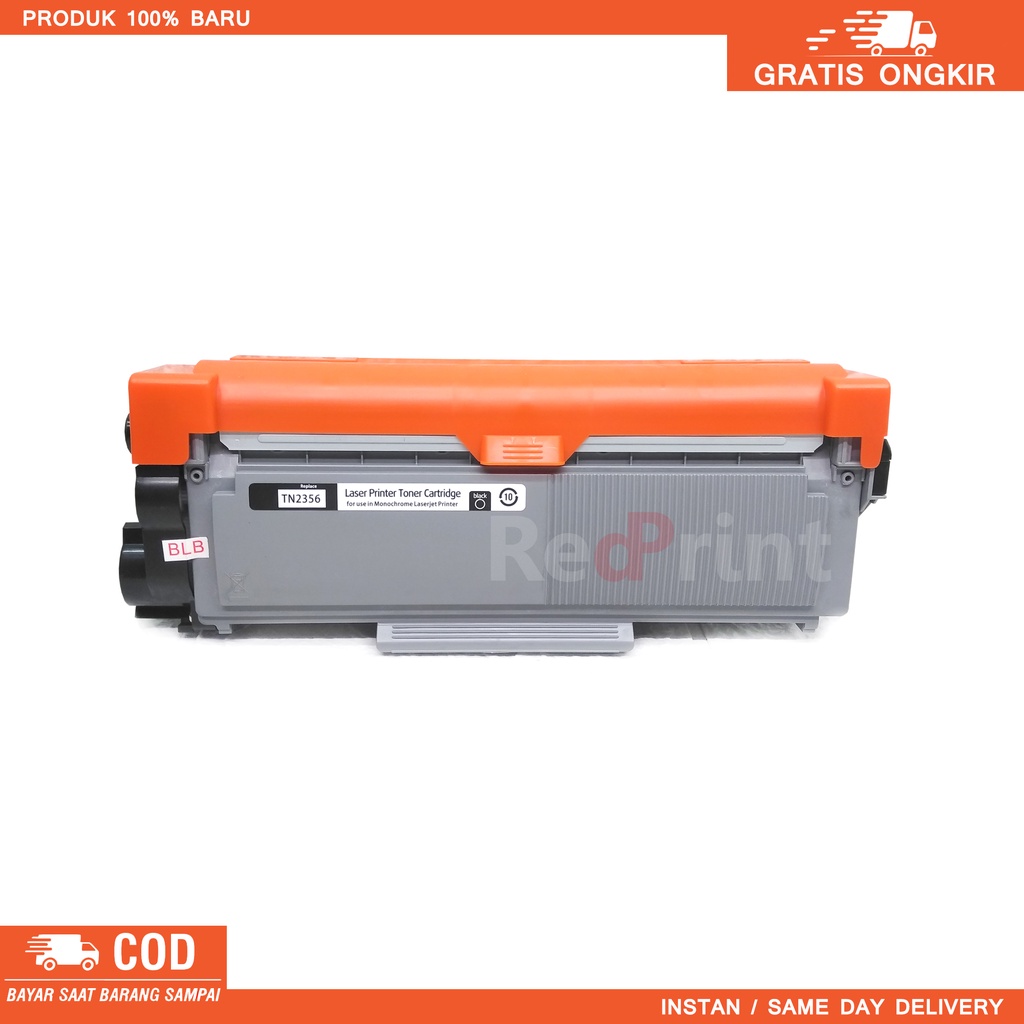 Toner Cartridge Compatible TN2356 untuk printer Brother DCP-L2540DW, MFC-L2700D, L2700DW, L2740DW, HL-L2360DN, L2365DW