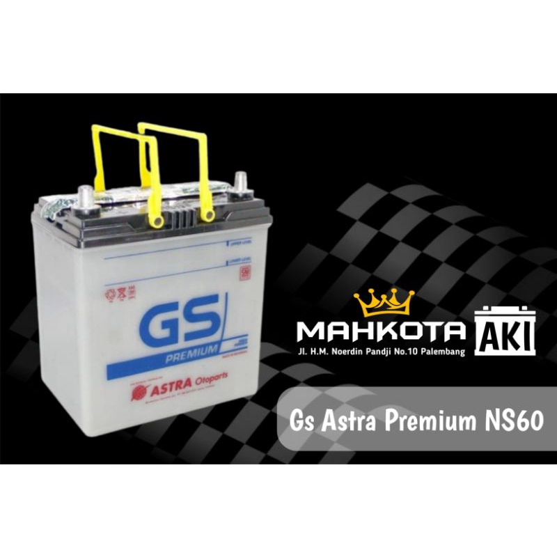 Aki mobil gs astra premium type ns60