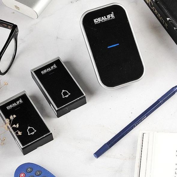 Idealife Bel Pintu Bell Rumah Wireless DoorBell 2 Remote IL-292