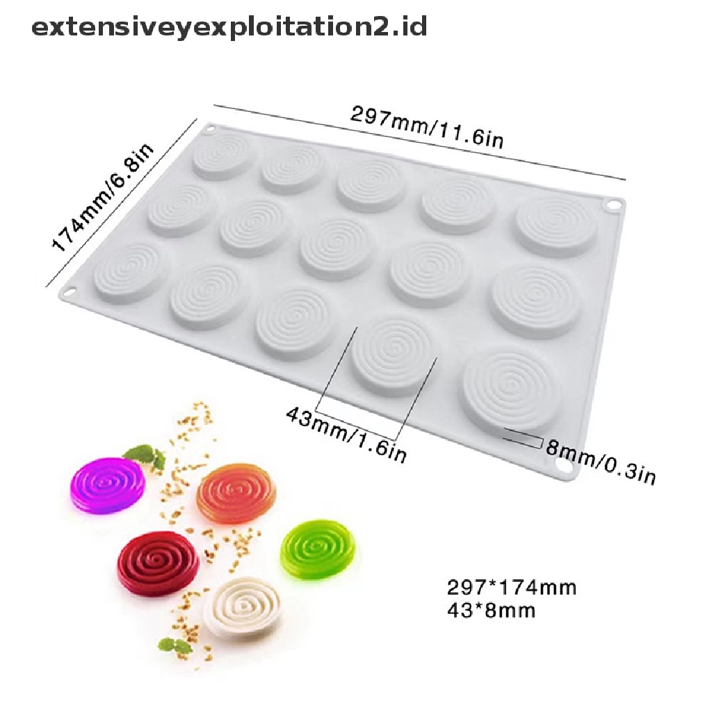 1 Pc Cetakan Kue 12 Rongga Bahan Silikon Anti Lengket