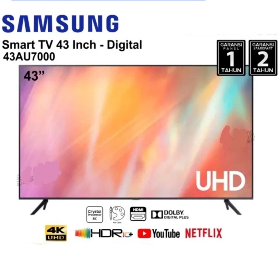 LED TV SAMSUNG 43 INCH UHD 43 AU7000