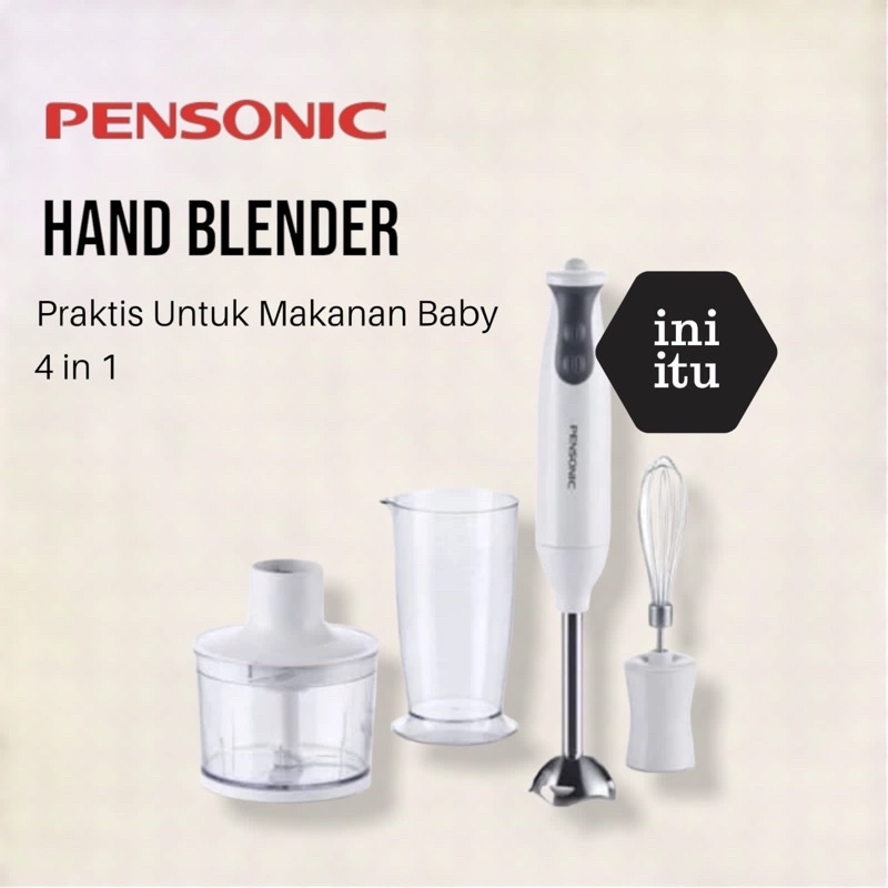 [ Pensonic ] Hand Blender / Blender Tangan Multifungsi Pensonic PBI-7511