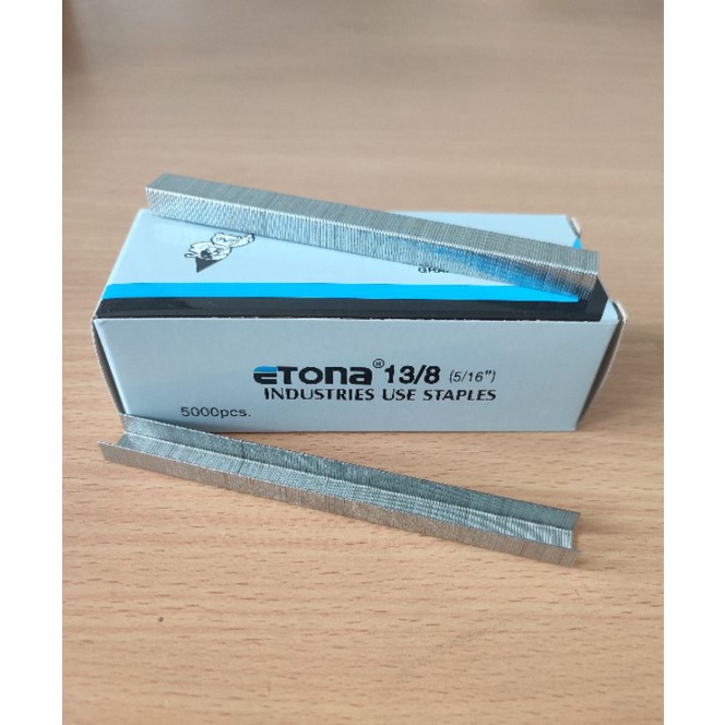 

Steples No.13/8 Etona Staples No.13/8 ( 5/16 )