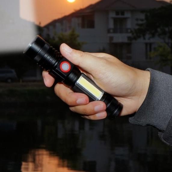 Senter LED Magnet JOYKO FL87/Flashlight LED FL-87/Rechargeable LED