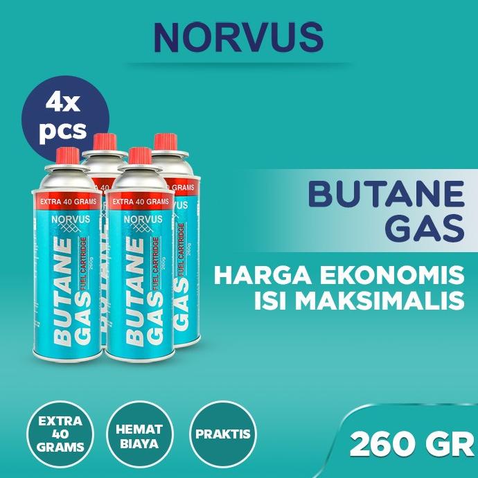 NORVUS - Butane Gas Bundling 4x 260g