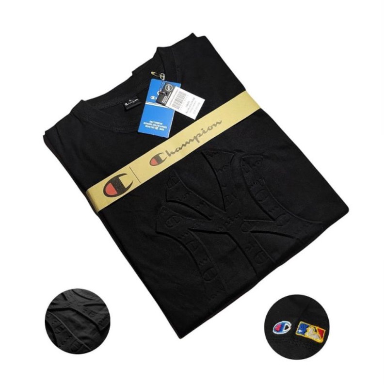 Kaos tshirt nyc collab champion / kaos distro pria dan wanita / tshirt