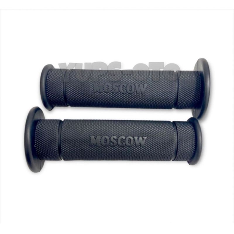 HANDGRIP MODEL RCB TULISAN MOSCOW LEMBUT GRIP MOSCOW MODEL RCB SEPASANG HANDFAT VARIASI MOTOR PNP HAND GRIP MOTOR UNIVERSAL SEMUA MOTOR(E689)