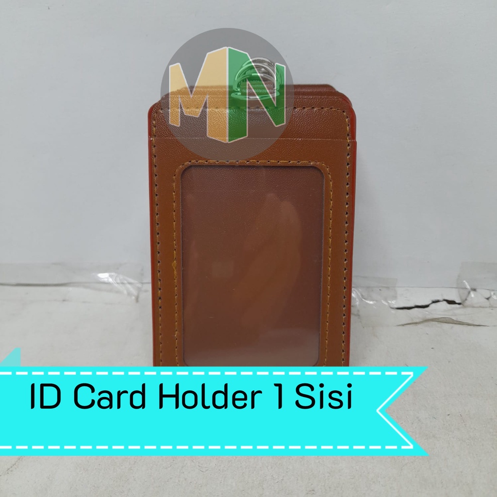 

Casing ID Card Holder Kulit Tempat Kartu Name Tag