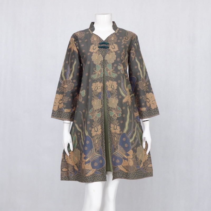 BATIK TUNIK | DRESS BATIK | BATIK KERJA | COD | MURAH | GROSIR | BATIK GROSIR | BLUS BATIK | BLUS TE