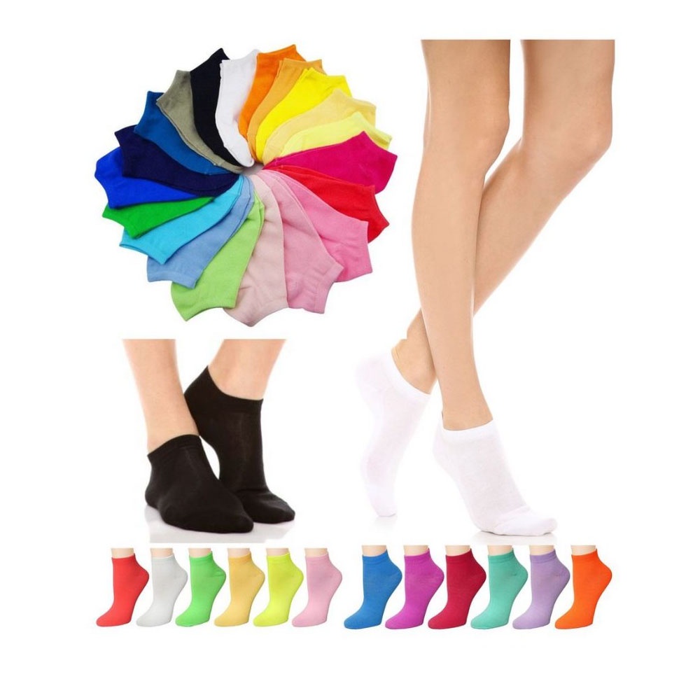 Kaos Kaki Pendek Semata Kaki Polos Untuk Bayi / Anak / Dewasa Kaus Kaki Bayi Kaus Kaki Anak Kaos Kaki Dewasa Polos Kaus Kaki Pendek Baby Sock Children Sock Kaus Kaki Mata Kaki  Warna Acak