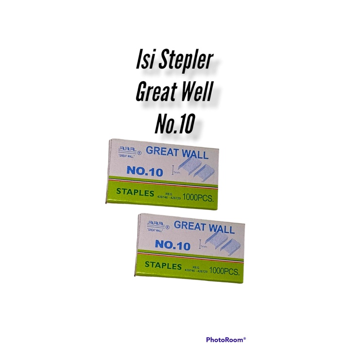 

ISI STAPLER / STAPLES GREAT WALL NO.10 MURAH
