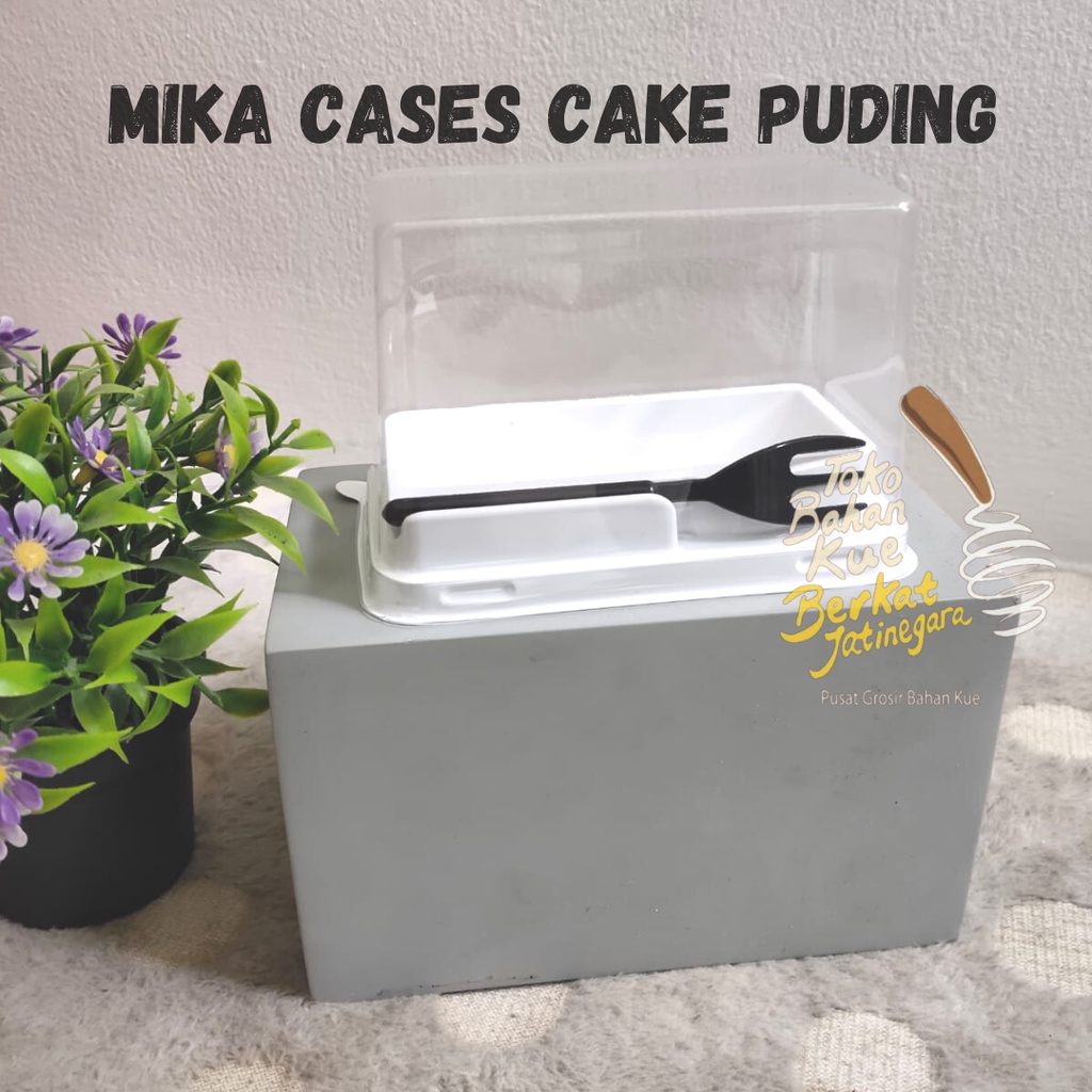 CAKE CASE MIKA BOLU PUDING / MIKA CAKE PERSEGI H-1175 ISI 5 PCS