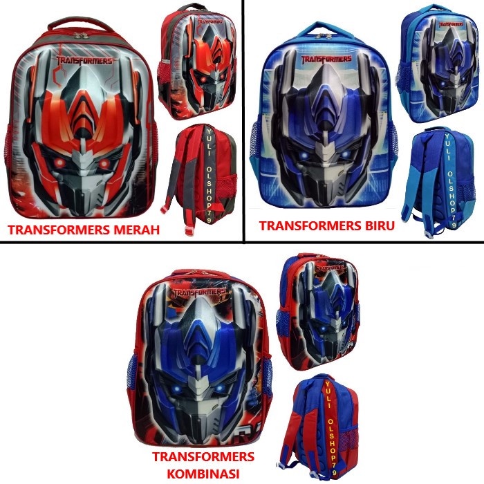 tas sekolah Tas Sekolah I Tas Sekolah Anak I Tas Anak Transformer - TRANS BIRU(R4G1) TAS tas anak di